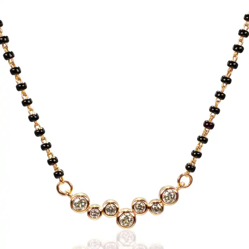 Modern Diamond Mangalsutra